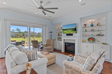 This golf front home on the 7th hole of Cate built in 2019 on Members Club At St. James Plantation in North Carolina - for sale on GolfHomes.com, golf home, golf lot