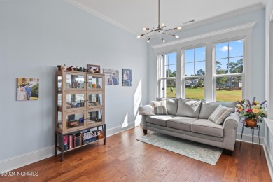 This golf front home on the 7th hole of Cate built in 2019 on Members Club At St. James Plantation in North Carolina - for sale on GolfHomes.com, golf home, golf lot