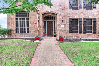 This impressive two-story, 5-bedroom, 4 and a half bathroom home on The Trails of Frisco Golf Club in Texas - for sale on GolfHomes.com, golf home, golf lot