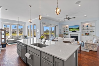 This golf front home on the 7th hole of Cate built in 2019 on Members Club At St. James Plantation in North Carolina - for sale on GolfHomes.com, golf home, golf lot