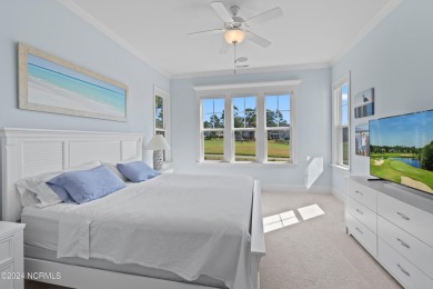 This golf front home on the 7th hole of Cate built in 2019 on Members Club At St. James Plantation in North Carolina - for sale on GolfHomes.com, golf home, golf lot