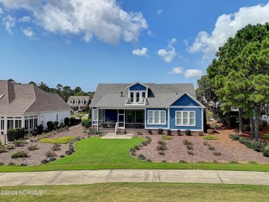 This golf front home on the 7th hole of Cate built in 2019 on Members Club At St. James Plantation in North Carolina - for sale on GolfHomes.com, golf home, golf lot