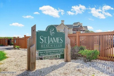 This golf front home on the 7th hole of Cate built in 2019 on Members Club At St. James Plantation in North Carolina - for sale on GolfHomes.com, golf home, golf lot