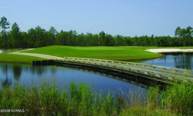 This golf front home on the 7th hole of Cate built in 2019 on Members Club At St. James Plantation in North Carolina - for sale on GolfHomes.com, golf home, golf lot