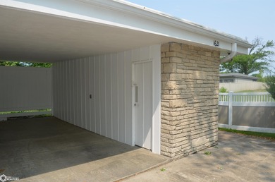 Exquisite mid-century home, just one block from the Ottumwa Golf on Ottumwa Country Club in Iowa - for sale on GolfHomes.com, golf home, golf lot