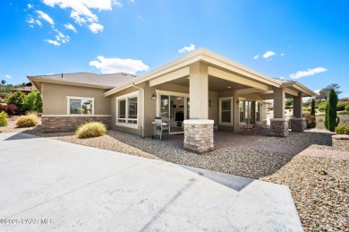 One level home on .59 private acres bordering the 6th hole of on Prescott Lakes Golf and Country Club in Arizona - for sale on GolfHomes.com, golf home, golf lot