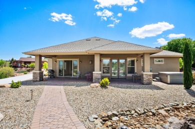 One level home on .59 private acres bordering the 6th hole of on Prescott Lakes Golf and Country Club in Arizona - for sale on GolfHomes.com, golf home, golf lot