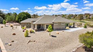 One level home on .59 private acres bordering the 6th hole of on Prescott Lakes Golf and Country Club in Arizona - for sale on GolfHomes.com, golf home, golf lot