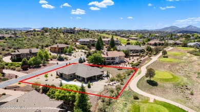 One level home on .59 private acres bordering the 6th hole of on Prescott Lakes Golf and Country Club in Arizona - for sale on GolfHomes.com, golf home, golf lot