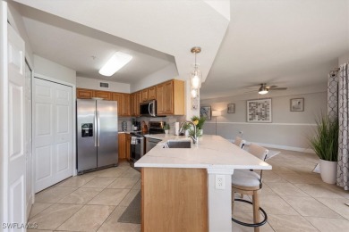 Enjoy serene water views in this bright, first-floor condo in on Bonita Fairways in Florida - for sale on GolfHomes.com, golf home, golf lot