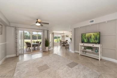 Enjoy serene water views in this bright, first-floor condo in on Bonita Fairways in Florida - for sale on GolfHomes.com, golf home, golf lot