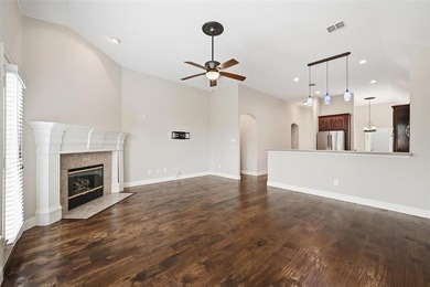 This beautiful home offers 4 beds, 2 baths, 2 car garage on Heritage Lakes - Par 3 - 9 Hole Course in Texas - for sale on GolfHomes.com, golf home, golf lot