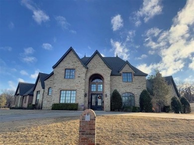 Custom Built Estate adjoining a beautiful Golf Course featuring on  in Oklahoma - for sale on GolfHomes.com, golf home, golf lot