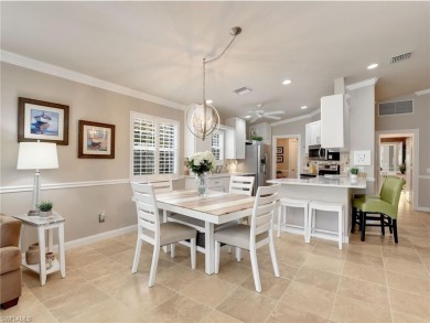 Step into this stunning VillageWalk of Bonita Capri model in on Palmira Golf and Country Club in Florida - for sale on GolfHomes.com, golf home, golf lot