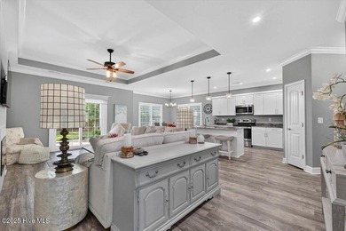 SINGLE LEVEL & MOVE-IN READY! This 3 Bedroom, 2 Bath, Double car on Oyster Bay Golf Links in North Carolina - for sale on GolfHomes.com, golf home, golf lot