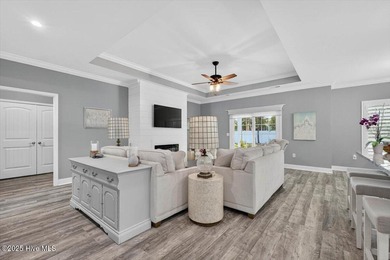 SINGLE LEVEL & MOVE-IN READY! This 3 Bedroom, 2 Bath, Double car on Oyster Bay Golf Links in North Carolina - for sale on GolfHomes.com, golf home, golf lot