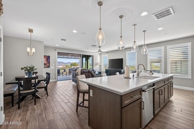Set on a rare golf course lot, this stunning Evia floorplan on Vista Verde Golf Course in Arizona - for sale on GolfHomes.com, golf home, golf lot