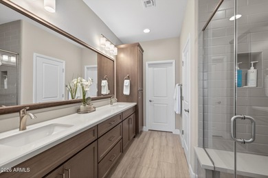 Set on a rare golf course lot, this stunning Evia floorplan on Vista Verde Golf Course in Arizona - for sale on GolfHomes.com, golf home, golf lot