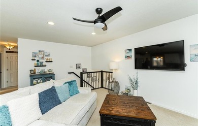 Spacious split-level home featuring 5 bedrooms and 2 bathrooms on Dodge Country Club in Minnesota - for sale on GolfHomes.com, golf home, golf lot