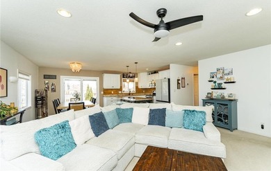 Spacious split-level home featuring 5 bedrooms and 2 bathrooms on Dodge Country Club in Minnesota - for sale on GolfHomes.com, golf home, golf lot