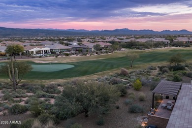 Set on a rare golf course lot, this stunning Evia floorplan on Vista Verde Golf Course in Arizona - for sale on GolfHomes.com, golf home, golf lot