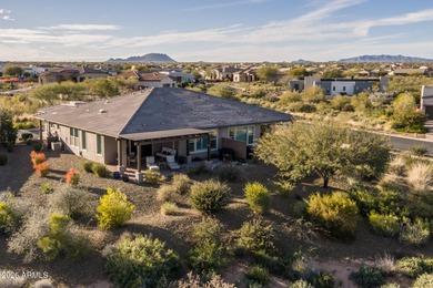 Set on a rare golf course lot, this stunning Evia floorplan on Vista Verde Golf Course in Arizona - for sale on GolfHomes.com, golf home, golf lot