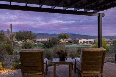 Set on a rare golf course lot, this stunning Evia floorplan on Vista Verde Golf Course in Arizona - for sale on GolfHomes.com, golf home, golf lot