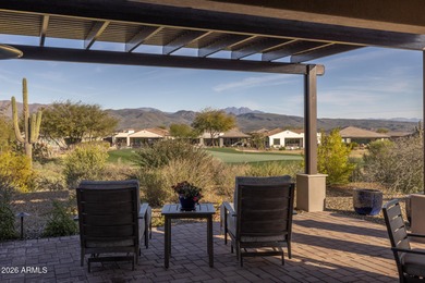 Set on a rare golf course lot, this stunning Evia floorplan on Vista Verde Golf Course in Arizona - for sale on GolfHomes.com, golf home, golf lot