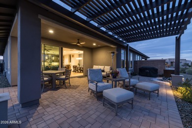 Set on a rare golf course lot, this stunning Evia floorplan on Vista Verde Golf Course in Arizona - for sale on GolfHomes.com, golf home, golf lot