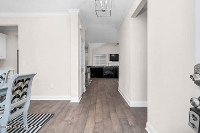 Step into easy one-level living in this 2023 carriage-style home on The Golf Club At Rocky Mount in North Carolina - for sale on GolfHomes.com, golf home, golf lot