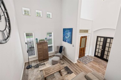 Step into timeless sophistication with this Sterling Ridge gem on Carlton Woods Golf Community in Texas - for sale on GolfHomes.com, golf home, golf lot