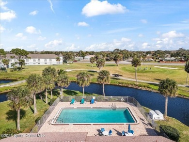 Adorable 1 bed 1.5 bath end unit with golf course views!  Both on Mallards Landing Golf Course in Florida - for sale on GolfHomes.com, golf home, golf lot