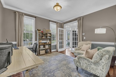 Tucked away on 1.49 private acres, this William Poole-designed on Olde Point Golf and Country Club in North Carolina - for sale on GolfHomes.com, golf home, golf lot