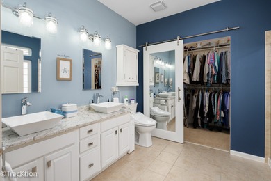 FABULOUS HOME IN CARILLON LAKES, A 55+ COMMUNITY.  THIS HOME HAS on Carillon Lakes 3 Hole Course in Illinois - for sale on GolfHomes.com, golf home, golf lot