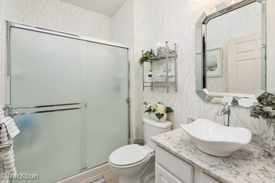 FABULOUS HOME IN CARILLON LAKES, A 55+ COMMUNITY.  THIS HOME HAS on Carillon Lakes 3 Hole Course in Illinois - for sale on GolfHomes.com, golf home, golf lot