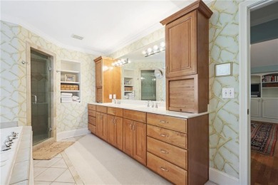 Charming brick and stone beauty nestled in the heart of on Bobby Jones Golf Club in Georgia - for sale on GolfHomes.com, golf home, golf lot