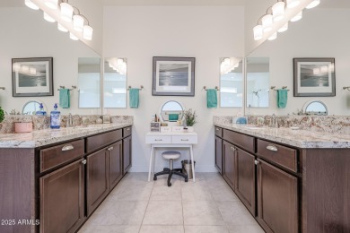 Wake up every day to breathtaking mountain views in this on Estrella Mountain Ranch Golf Course in Arizona - for sale on GolfHomes.com, golf home, golf lot