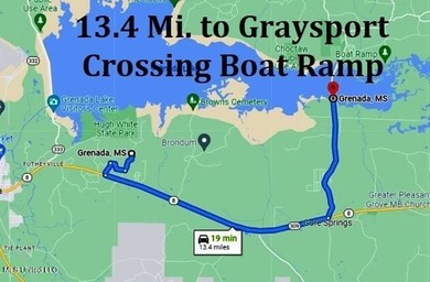 Grenada Lake Area 4.026 Ac. Located 1 mile from The Dogwoods on The Dogwoods Golf Course At Hugh White State Park in Mississippi - for sale on GolfHomes.com, golf home, golf lot