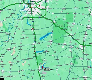 Grenada Lake Area 4.026 Ac. Located 1 mile from The Dogwoods on The Dogwoods Golf Course At Hugh White State Park in Mississippi - for sale on GolfHomes.com, golf home, golf lot