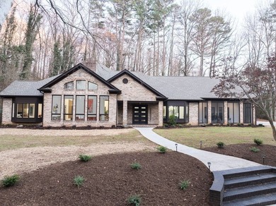 Discover this completely remodeled 5-bedroom, 4.5-bath home that on Nob North Golf Course in Georgia - for sale on GolfHomes.com, golf home, golf lot