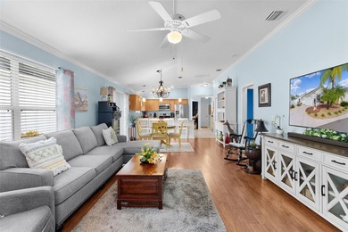 PRIVACY, BEAUTY, GORGEOUS SUNSETS & EASY LIVING in this Upgraded on The Links of Spruce Creek in Florida - for sale on GolfHomes.com, golf home, golf lot