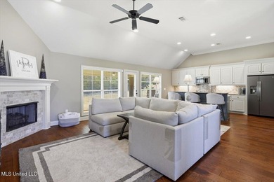 This thoughtfully designed home features quality construction on Patrick Farms Golf Club in Mississippi - for sale on GolfHomes.com, golf home, golf lot