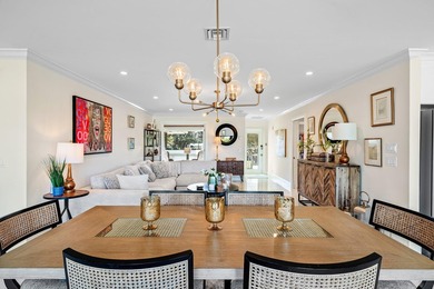 Beautifully reimagined 2-bedroom plus den residence, ideally on Quail Ridge Golf Course and Country Club in Florida - for sale on GolfHomes.com, golf home, golf lot