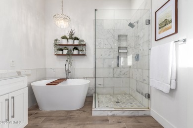 Stunning soft contemporary remodel in the prestigious Scottsdale on Sanctuary Golf Course At WestWorld in Arizona - for sale on GolfHomes.com, golf home, golf lot