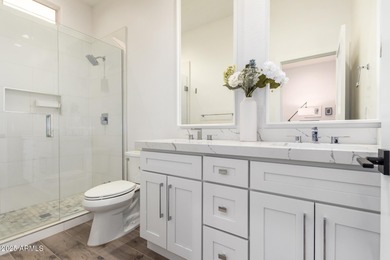 Stunning soft contemporary remodel in the prestigious Scottsdale on Sanctuary Golf Course At WestWorld in Arizona - for sale on GolfHomes.com, golf home, golf lot