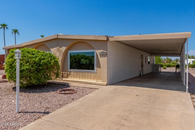 Welcome to this very clean, move-in-ready, fully furnished on Fountain of the Sun Country Club in Arizona - for sale on GolfHomes.com, golf home, golf lot