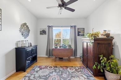 This stunning two-story home offers over 4,000 square feet of on Raintree Country Club in Missouri - for sale on GolfHomes.com, golf home, golf lot