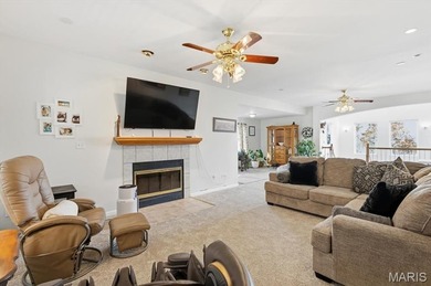 This stunning two-story home offers over 4,000 square feet of on Raintree Country Club in Missouri - for sale on GolfHomes.com, golf home, golf lot