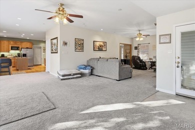 This stunning two-story home offers over 4,000 square feet of on Raintree Country Club in Missouri - for sale on GolfHomes.com, golf home, golf lot