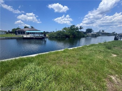 Nice and Cleared GULF ACCESS LOT with a NEW SEAWALL (10 Ft) in on Burnt Store Golf Club in Florida - for sale on GolfHomes.com, golf home, golf lot